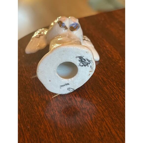 Vintage MCM 50s Japan Blonde Boy Choir Angel Singing Porcelain China Figurine - Picture 4 of 4